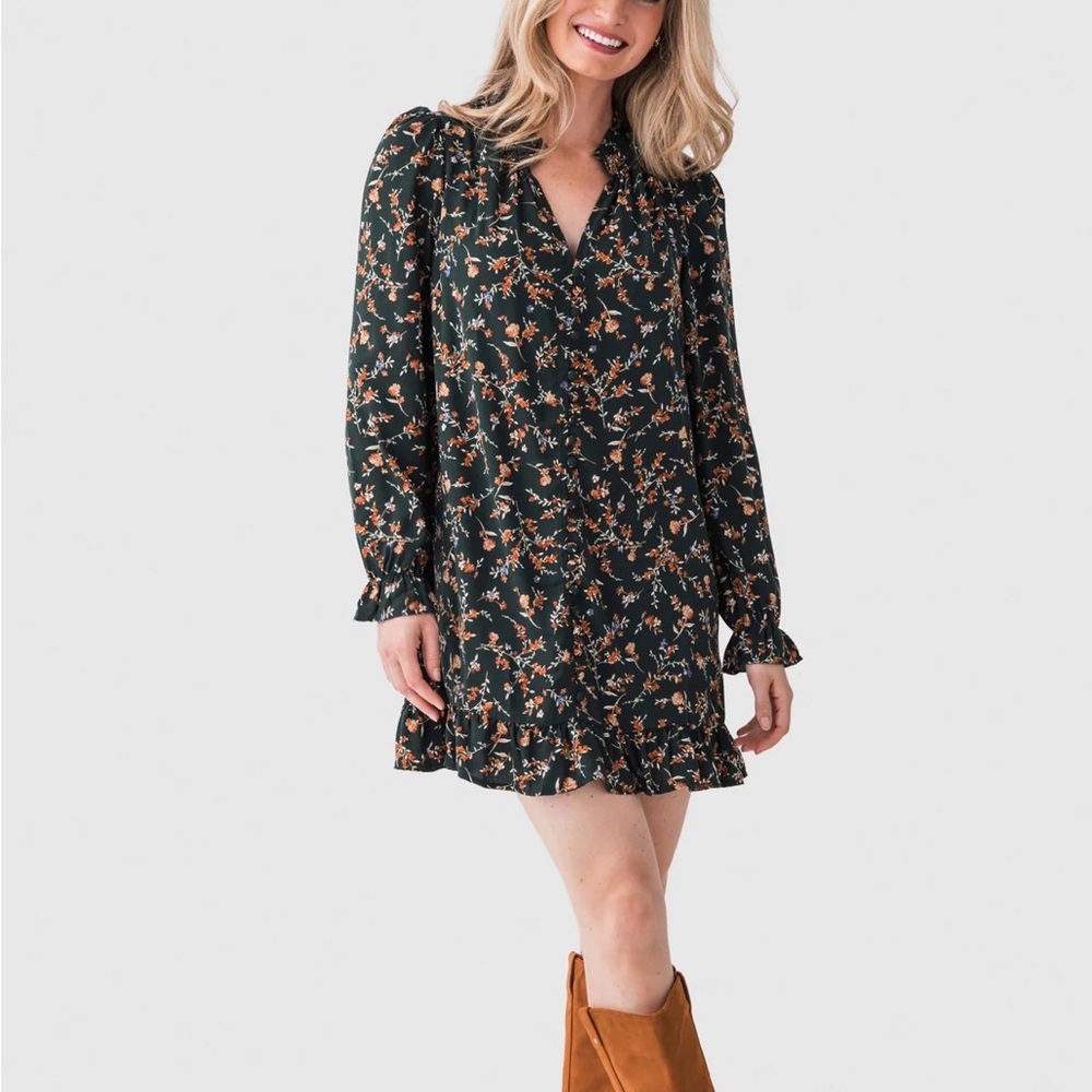 Floral Long Sleeve Dress